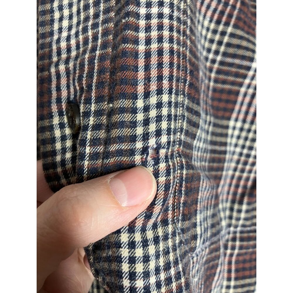 Pendleton Men's Medium Brown Plaid Longsleeve But… - image 8